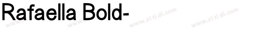 Rafaella Bold字体转换